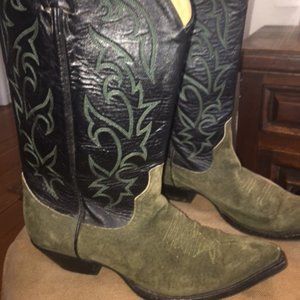 Gorgeous Larry Mahan's Leather & Suede Boots